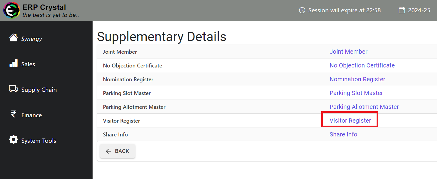 Navigate to System Tools