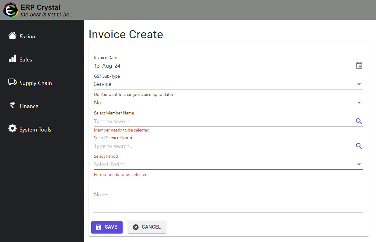 Step 2: Member Selection