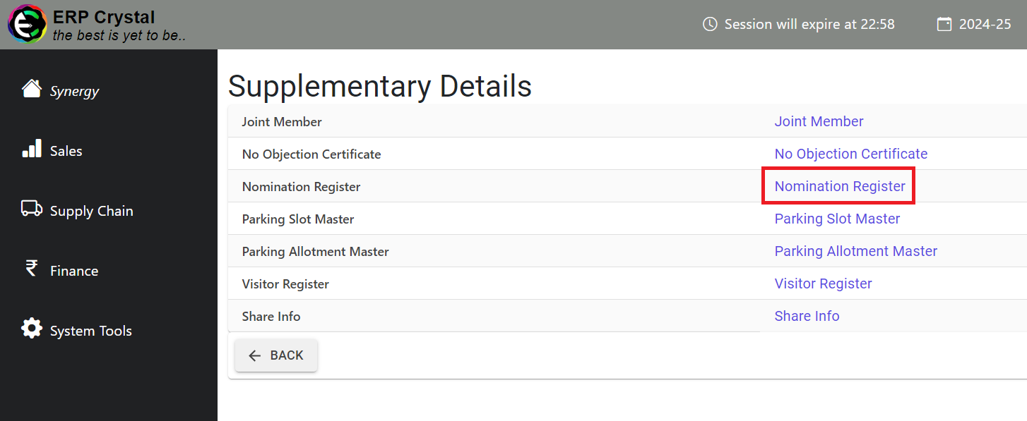 Navigate to System Tools